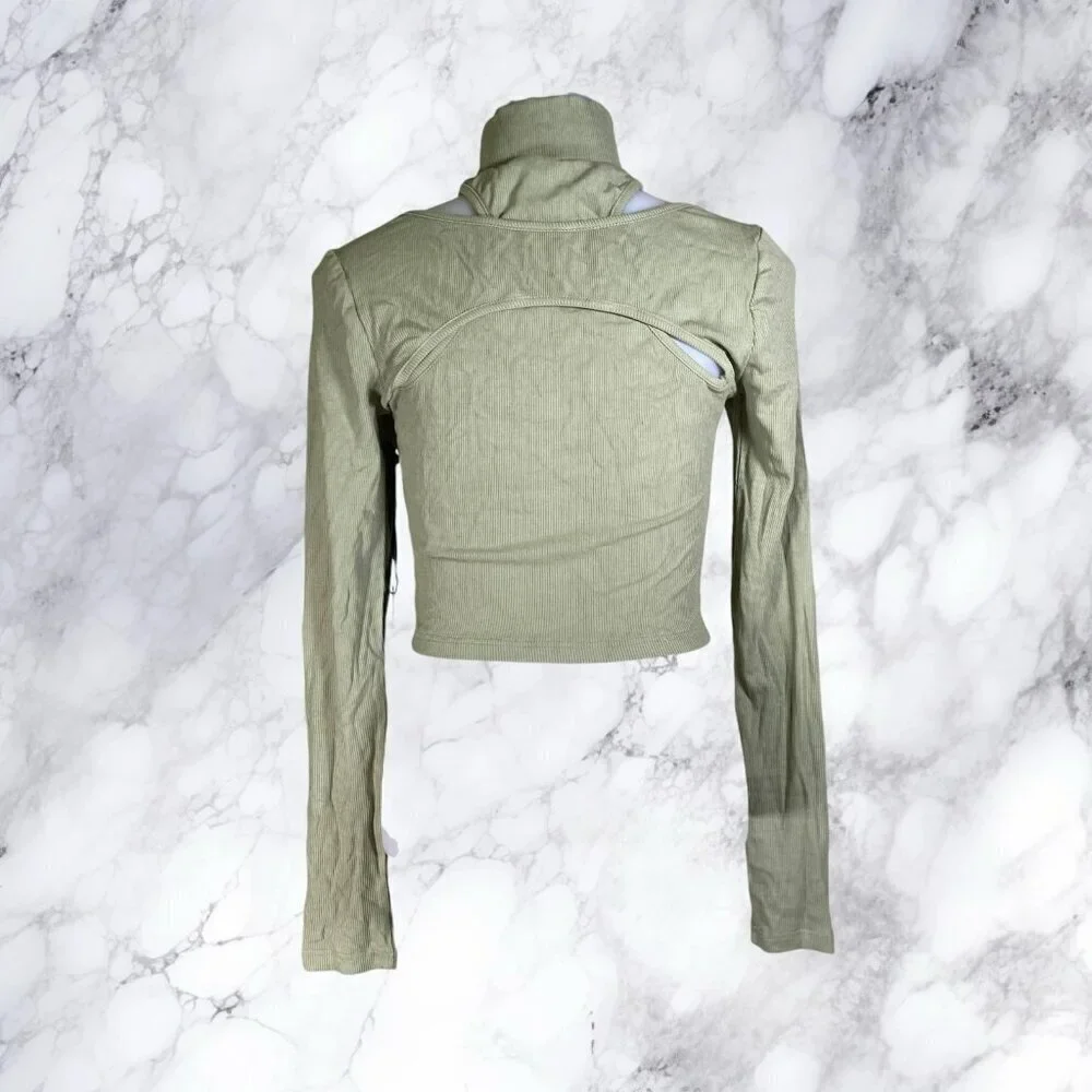 H:ours Alyson Cut Out Top - Green